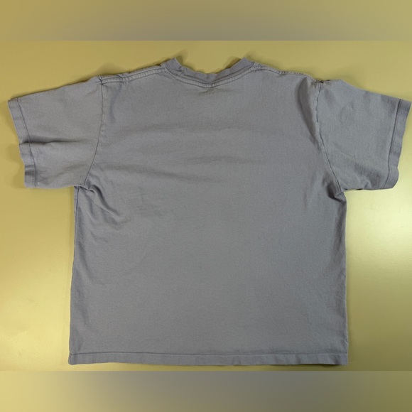 OBEY Watch Out Womens Tee PERIWINKLE Purple Medium Oversized Crop Medium Unisex - Picture 8 of 9